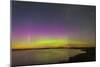 A Faint Aurora over Crawling Lake Reservoir, Bassano, Alberta, Canada-null-Mounted Photographic Print