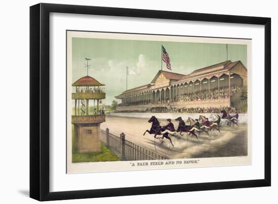 A Fair Field and No Favor-null-Framed Giclee Print