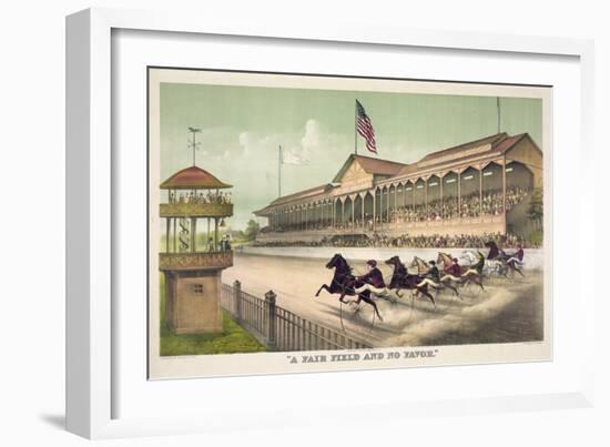 A Fair Field and No Favor-null-Framed Giclee Print