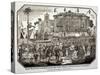 A Fair Held at Hyde Park During Queen Victoria's Coronation in 1838-null-Stretched Canvas