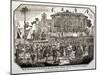 A Fair Held at Hyde Park During Queen Victoria's Coronation in 1838-null-Mounted Giclee Print