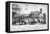 A Fair Held in Hyde Park During the Coronation of Queen Victoria in 1838-null-Framed Stretched Canvas