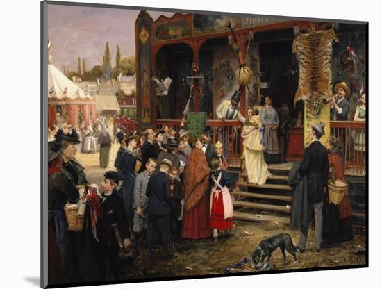 A Fair in Berlin-Carl Welz-Mounted Giclee Print