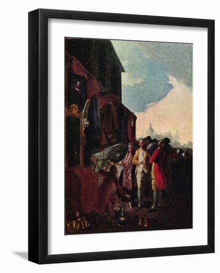 'A Fair in Madrid', 1779 (1939)-Francisco Goya-Framed Giclee Print