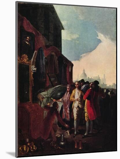 'A Fair in Madrid', 1779 (1939)-Francisco Goya-Mounted Giclee Print