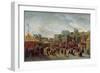 A Fair, Place Saint-Pierre, Montmartre in 1861-null-Framed Giclee Print