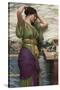 A Fair Reflection, 1915-John William Godward-Stretched Canvas