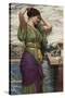 A Fair Reflection, 1915-John William Godward-Stretched Canvas