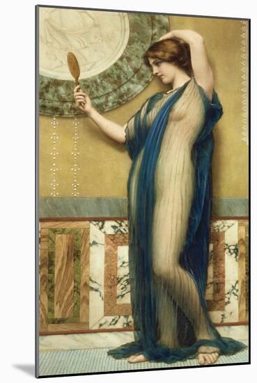 A Fair Reflection-John William Godward-Mounted Giclee Print