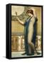 A Fair Reflection-John William Godward-Framed Stretched Canvas