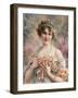 A Fair Rose, 1919-Emile Vernon-Framed Giclee Print