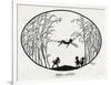 A Fairy Asleep on a Cobweb-null-Framed Art Print