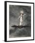 A Fairy Holding a Wand Standing on a Bat-Amelia Jane Murray-Framed Giclee Print