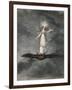 A Fairy Holding a Wand Standing on a Bat-Amelia Jane Murray-Framed Giclee Print