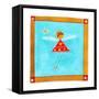 A Fairy Holding a Wand-null-Framed Stretched Canvas