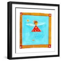 A Fairy Holding a Wand-null-Framed Giclee Print