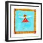 A Fairy Holding a Wand-null-Framed Giclee Print