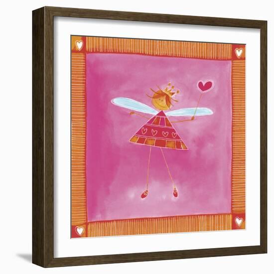 A Fairy Holding a Wand-null-Framed Giclee Print