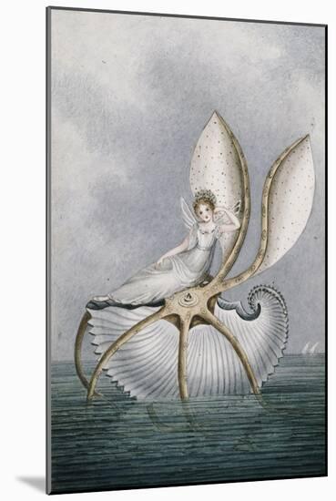 A Fairy Resting on a Shell-Amelia Jane Murray-Mounted Giclee Print