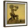 A Fairy Shepherd, 1910-John Bauer-Framed Premium Giclee Print