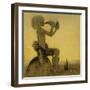 A Fairy Shepherd, 1910-John Bauer-Framed Giclee Print