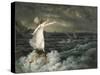 A Fairy Waving Her Magic Wand Across a Stormy Sea-Amelia Jane Murray-Stretched Canvas