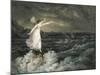 A Fairy Waving Her Magic Wand Across a Stormy Sea-Amelia Jane Murray-Mounted Giclee Print