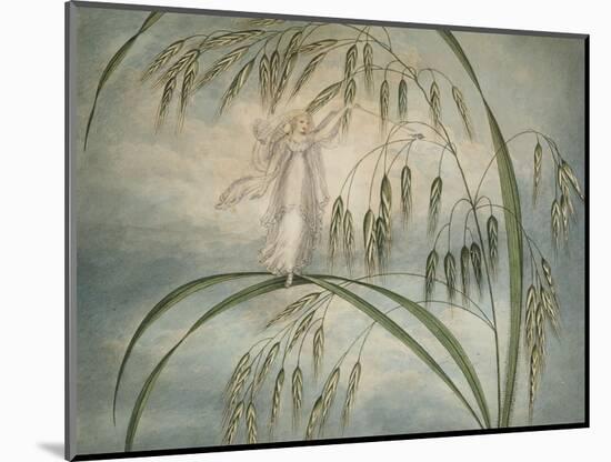 A Fairy Waving Her Wand Standing Among Blades of Grass-Amelia Jane Murray-Mounted Giclee Print