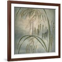 A Fairy Waving Her Wand Standing Among Blades of Grass-Amelia Jane Murray-Framed Giclee Print