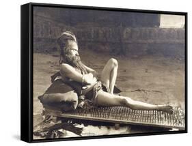 A Fakir of Holy Benares, India, 1907-Herbert Ponting-Framed Stretched Canvas