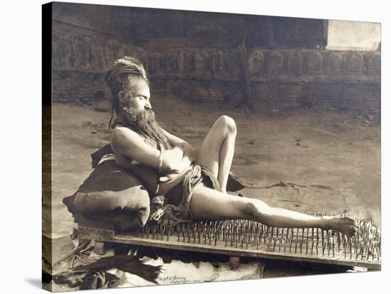 A Fakir of Holy Benares, India, 1907-Herbert Ponting-Stretched Canvas