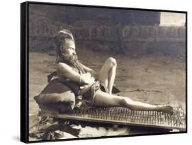 A Fakir of Holy Benares, India, 1907-Herbert Ponting-Framed Stretched Canvas