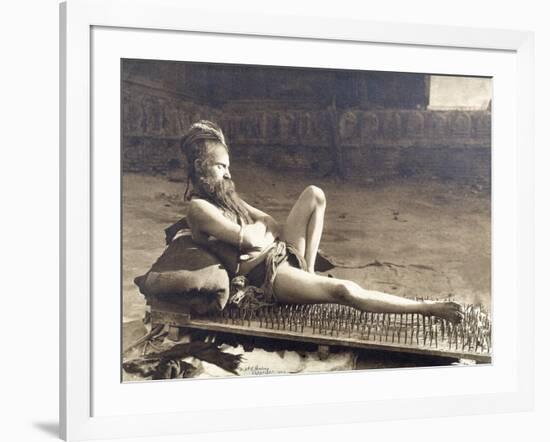 A Fakir of Holy Benares, India, 1907-Herbert Ponting-Framed Photographic Print