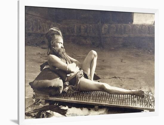 A Fakir of Holy Benares, India, 1907-Herbert Ponting-Framed Photographic Print