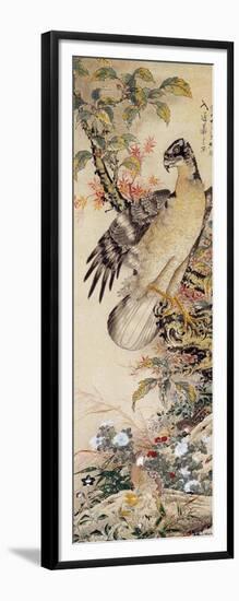 A Falcon-Jakuchu Ito-Framed Giclee Print