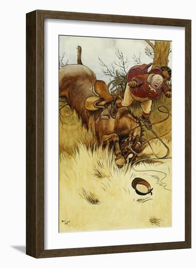 A Fall's a Hawful Thing-Cecil Aldin-Framed Giclee Print