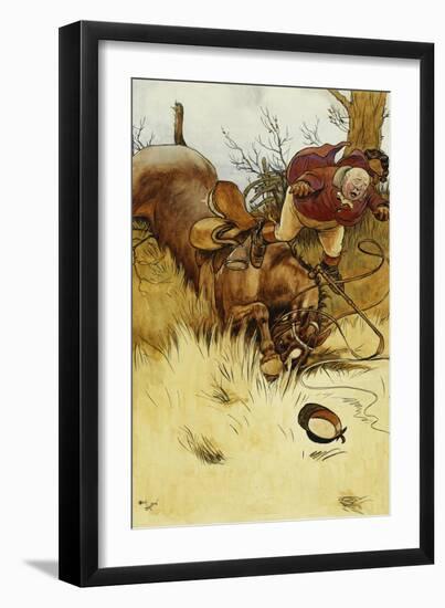 A Fall's a Hawful Thing-Cecil Aldin-Framed Giclee Print