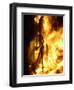 A Falla with Satirical Figures Burns During the Traditional Fallas Festival-null-Framed Photographic Print