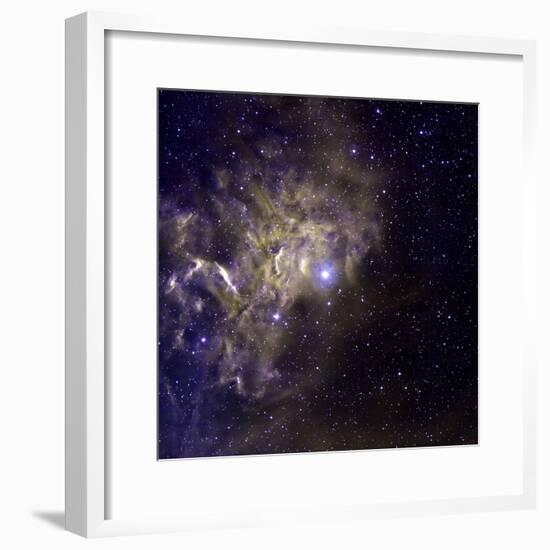 A False-color Image of the Star AE Aurigae-Stocktrek Images-Framed Photographic Print