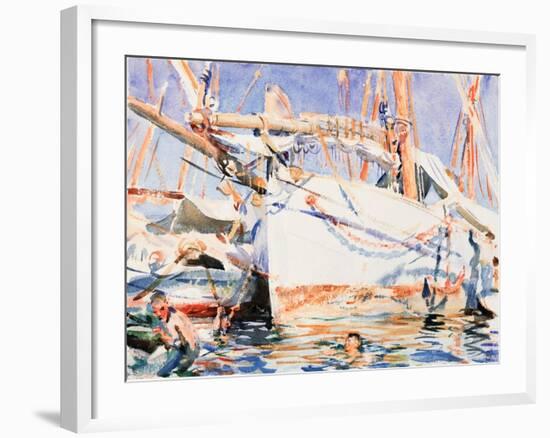 A Falucho-John Singer Sargent-Framed Giclee Print