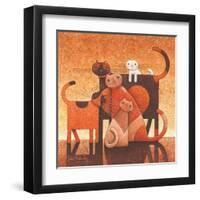 A Family Affair-Peter Adderley-Framed Art Print