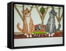 A Family Affair-Pat Scott-Framed Stretched Canvas