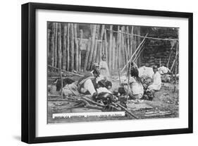 A Family at Work, Catamarca, Argentina, Early 20th Century-null-Framed Giclee Print