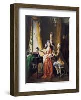 A Family Concert-Carl Herpfer-Framed Giclee Print