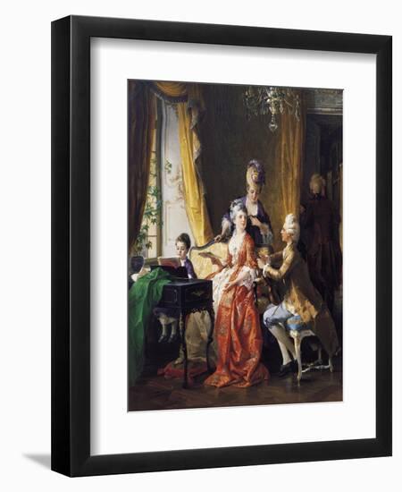 A Family Concert-Carl Herpfer-Framed Giclee Print