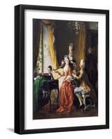 A Family Concert-Carl Herpfer-Framed Giclee Print