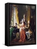 A Family Concert-Carl Herpfer-Framed Stretched Canvas