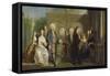 A Family Conversation Piece, C.1730-Joseph Highmore-Framed Stretched Canvas