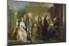 A Family Conversation Piece, C.1730-Joseph Highmore-Mounted Giclee Print