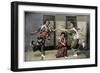 A Family Dance in Japan, C1890-Charles Gillot-Framed Giclee Print